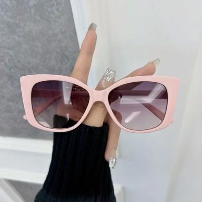 Módne slnečné okuliare Dámske Pánske Štvorcové Plastové Vintage Štýlové Nadrozmerné Dámske Slnečné Okuliare Retro Dovolenka