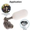 1pc Mini Float Valve Adapter Float Valve Easy Connection Elbow Type Automatic Supply Float Plastic PVC Differential Pressure Principle