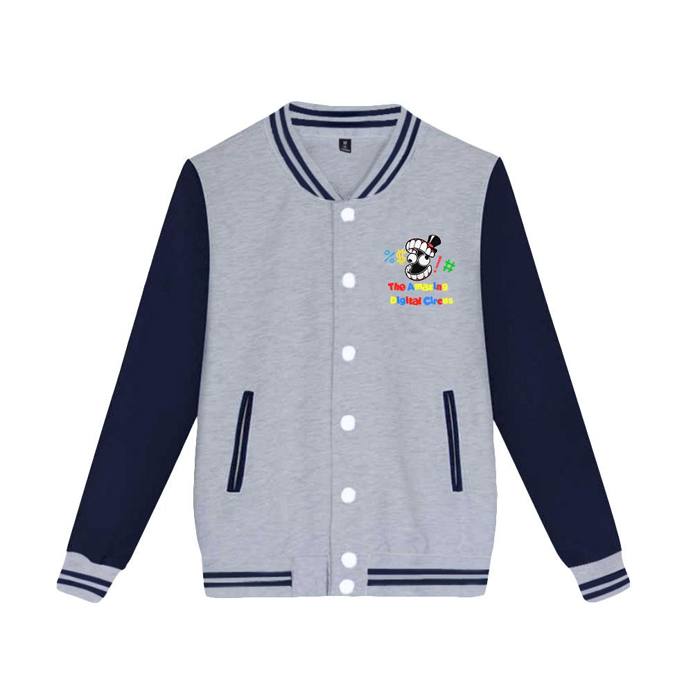 The Amazing Digital Circus Bomberjacke Damen Herren Übergroße Harajuku Fashion Baseball Mantel Jacke Damen Streetwear Frühling Herbst Bomber Outwear