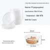 MARYYA Disposable Plastic Food Containers 750ml