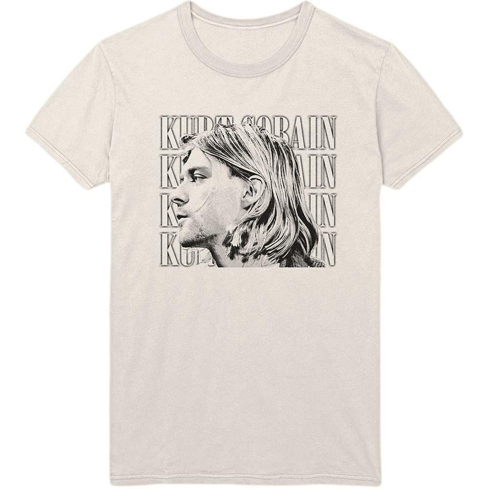 Men s Nirvana Contrast Profile T-shirt XX-Large Natural 2XL