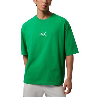 As M J Flt Gfx Oversized Crew Neck Knit Short Sleeve T-Shirt Men Tops IF3134-310