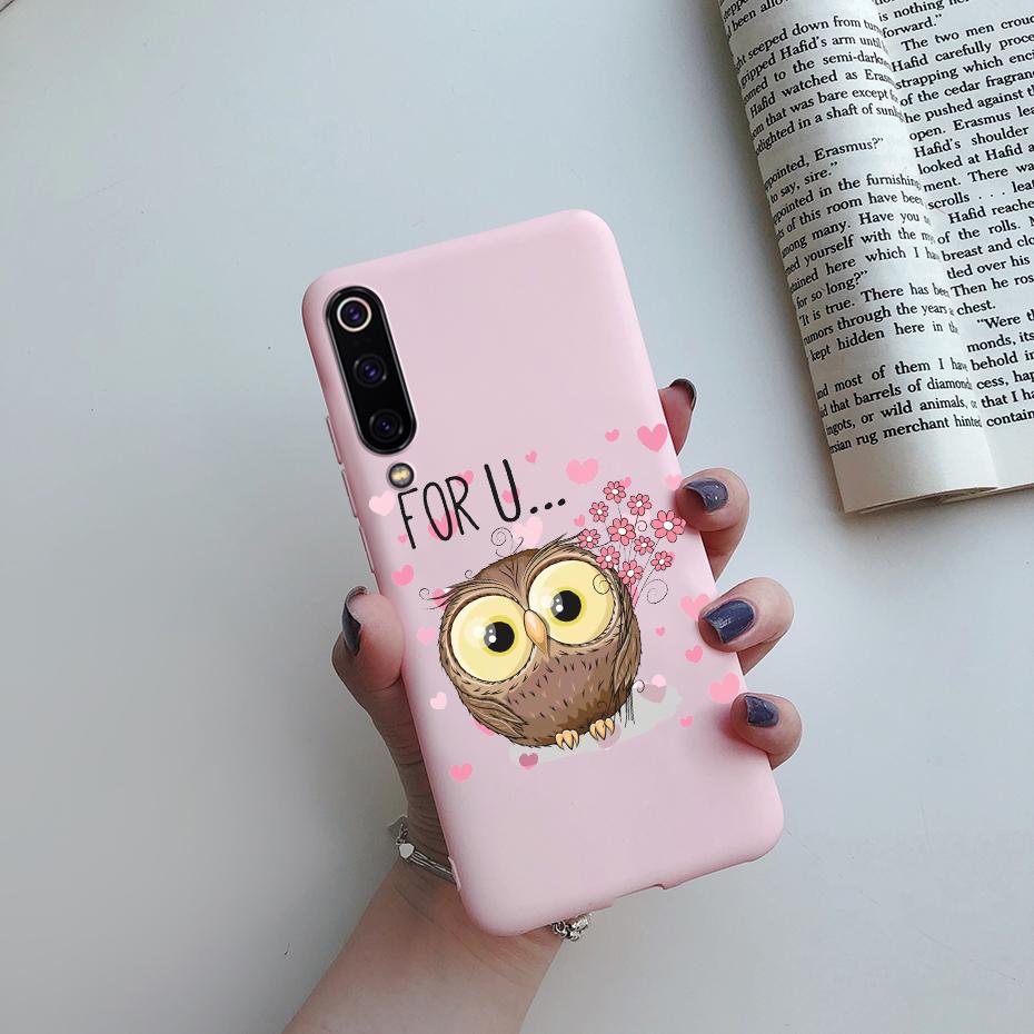 For Xiaomi Mi 9 SE Mi 9 Lite Case Soft Flower Painted Silicone TPU Cover Phone Case For Xiomi Xiaomi Mi 9 Mi9 SE Lite 9SE Cases