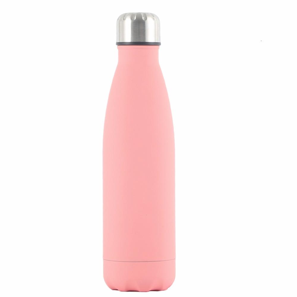 500ml Double Wall Stainles Steel Water Bottle Thermos Bottle Keep Hot and Cold Cola Cup Insulated Vacuum Flask Sport Individual