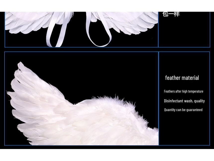 Angel Feather Wings Cosplay Props for Children & Adults - Ideal for Halloween & Parties