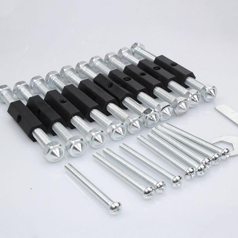 10Pcs Adjustable Cassette Screws Support Rod 86/118 Type Cassette Repair Device Wall Electrical Box Screw Tool Enduring