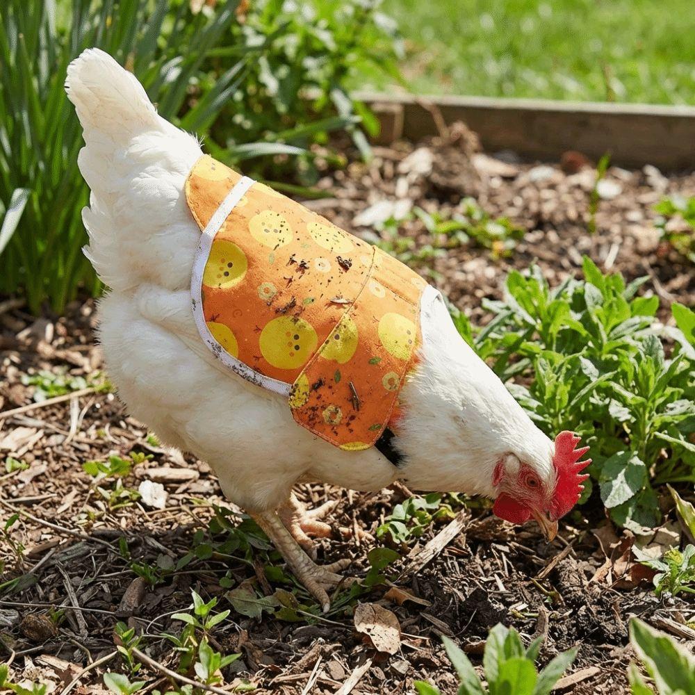 Adjustable Hen Apron Waterproof Chicken Harness Vest Practical Chicken Dress  Pet Clothes