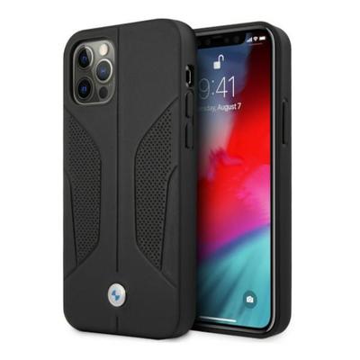 Bmw Bmhcp12Lrscsk Case Iphone 12 Pro Max6,7 Black/Black Hardcase Leather Perforate Sides