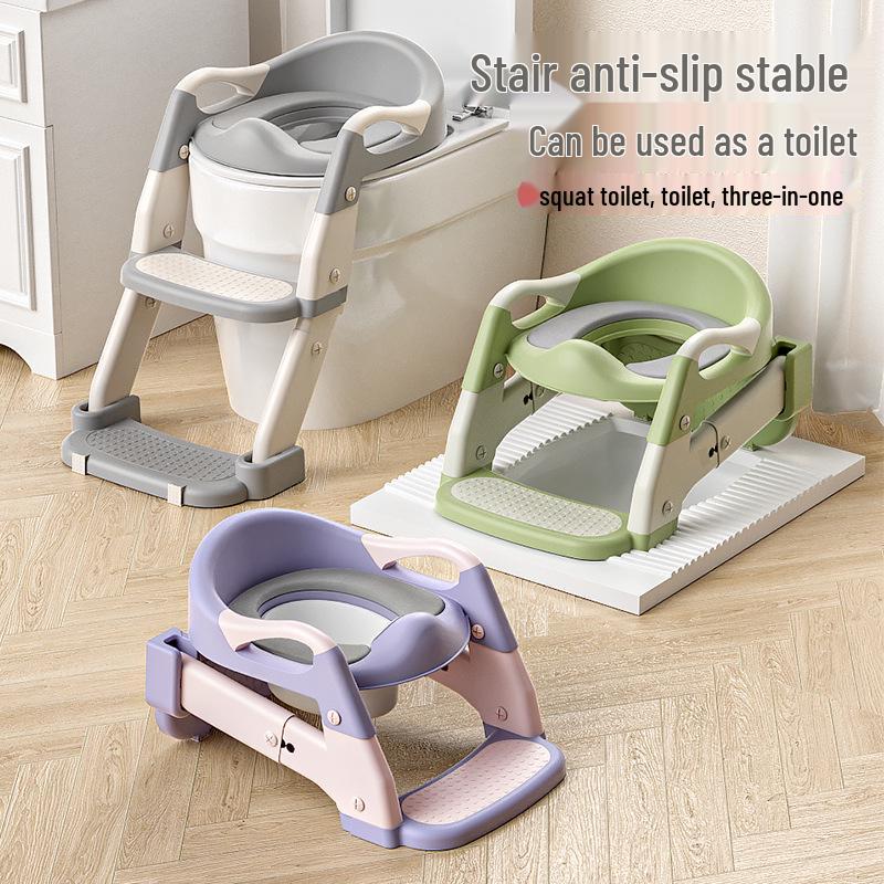 Foldable Toddler Potty Training Seat with Step Stool