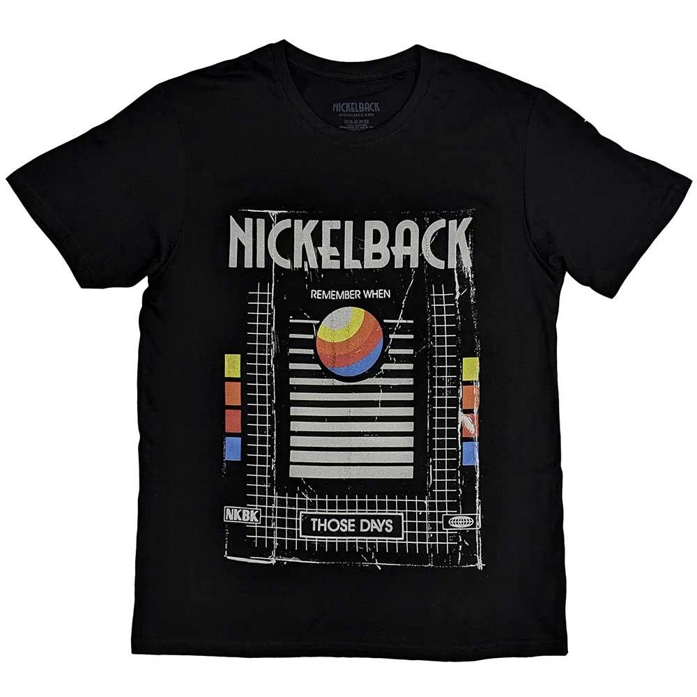 Nickelback Those Days VHS Официальная футболка Мужская L
