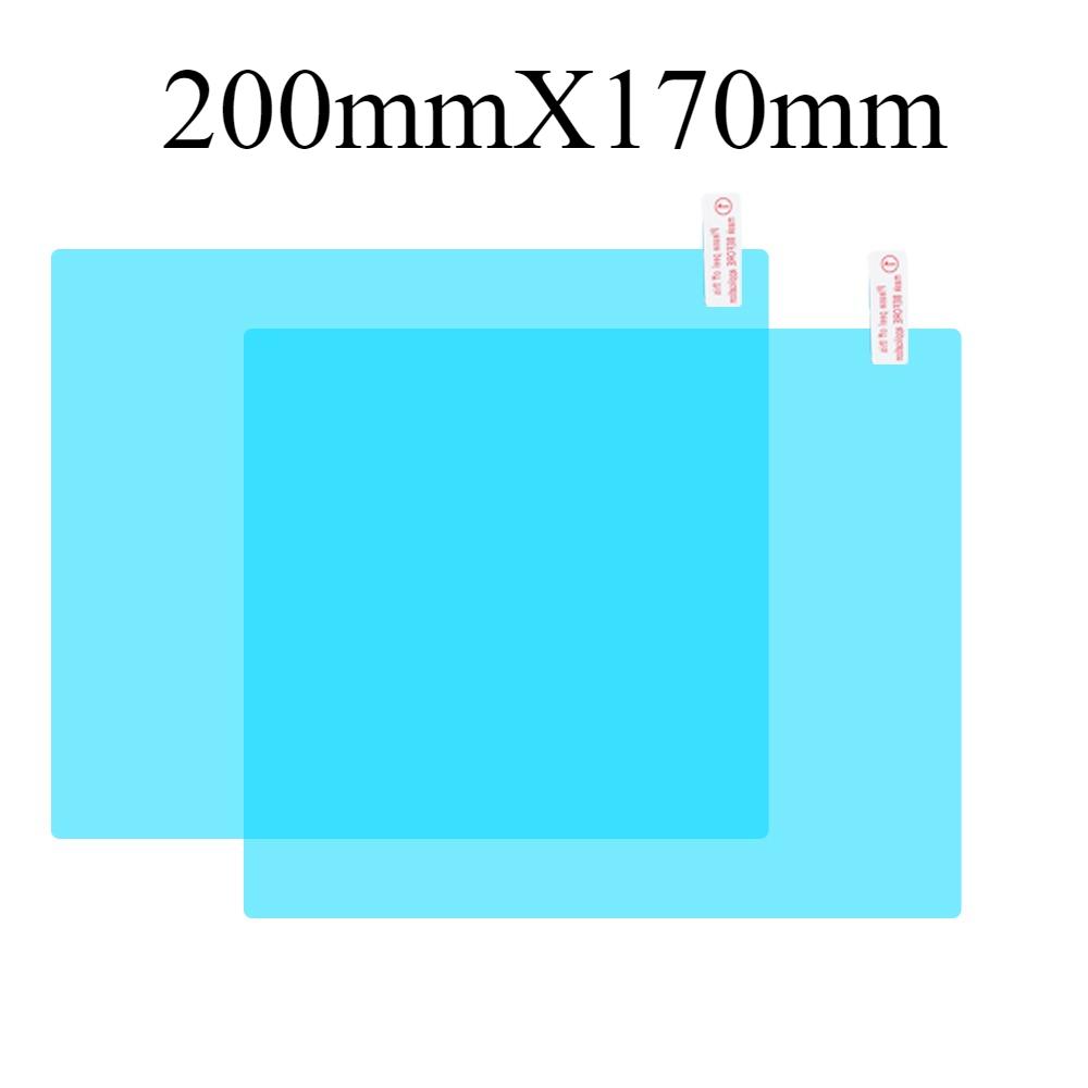 Car Rearview Mirror Protective Film Anti Fog Glare Rainproof Waterproof Mirror Film Clear Nano Coatin Side Windows Sticker 2pcs
