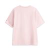 Li-Ning Casual Minimalist Solid Color Round Neck Pullover Short Sleeve T-Shirt Women Tops Light-Pink AHSV760-2