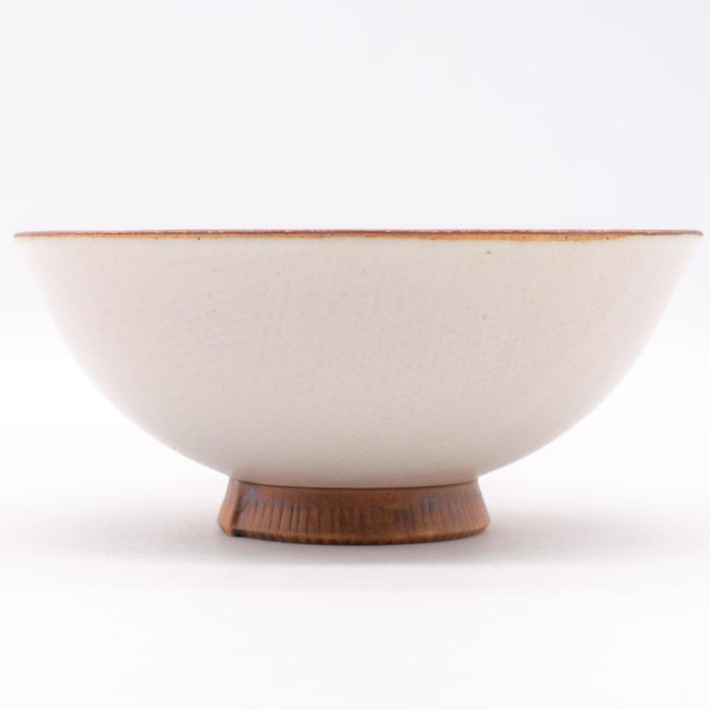 Mino riste diameter 12 x höjd mikrovågsugn och diskmaskin tillverkad i vara, tunn, mellanstor skål, skål, ca. 5,5 cm, vit, säker, Japan, 528-0035