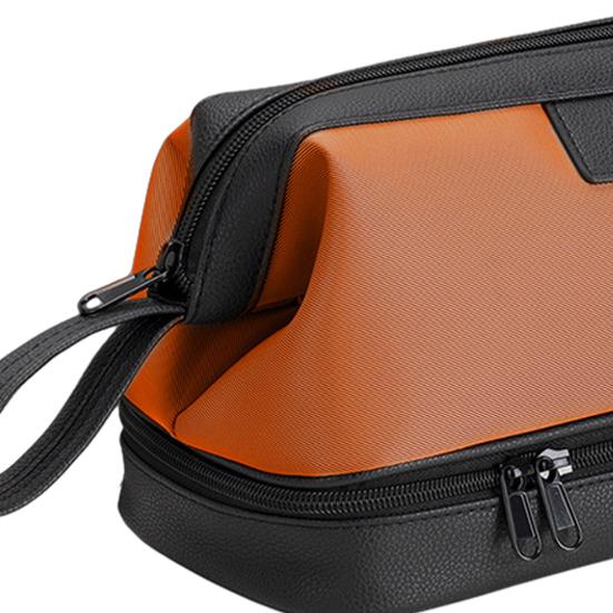Large Capacity Travel Toiletry Bag Dry Wet Separation Waterproof Zipper Portable Men Women Cosmetic Makeup Bag Toiletries Organizer Pouch