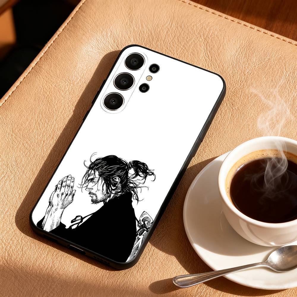 Vagabond M-Miyamoto M-Musashi  Phone Case For Samsung S25,24,23,22,30,21,10,9,Ultra,Plus,Lite,FE Black Soft Case