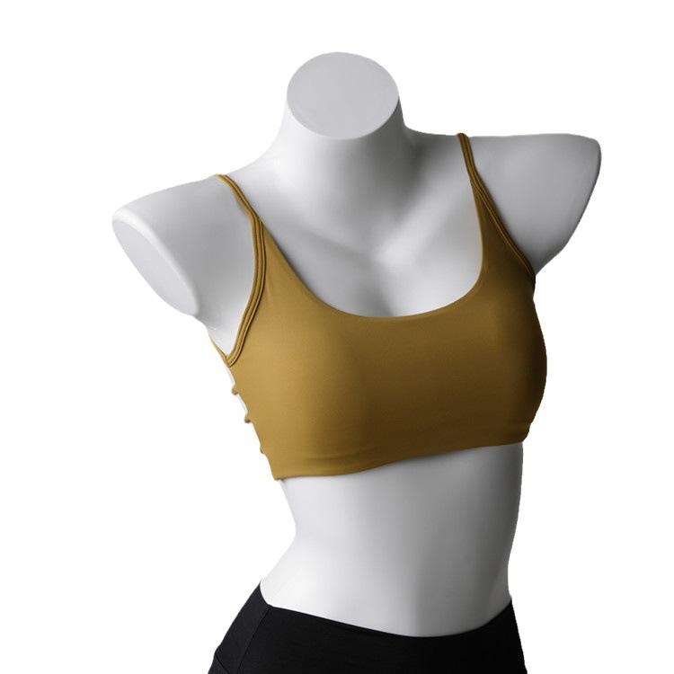 Camisola Sexy de Verão: Top de Yoga Sem Fio com Costas Bonitas para Fitness ao Ar Livre e Dança Feminina