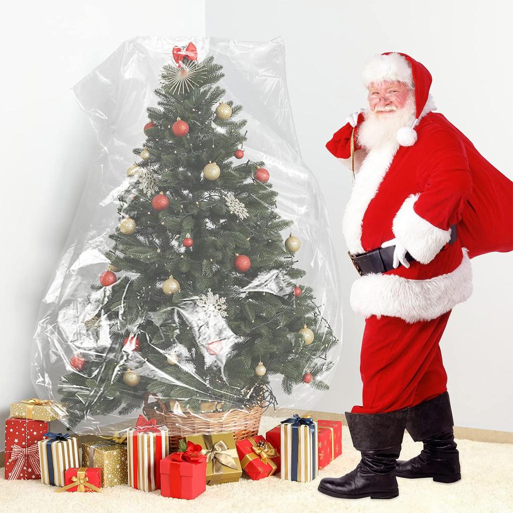 1pcs Balloon Bag Storage Bag 1.2X1.5m Large Big Plastic Bag Tool for Transport Ballon Clear Christmas Tree Disposal Storage Bag