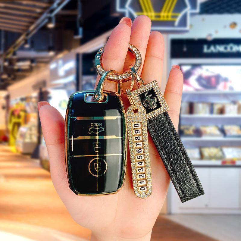 K3/K4/K5/KX3/KX5/Sportage/Sorento Yipao Key Case – Full Coverage Smart Car Key Shell