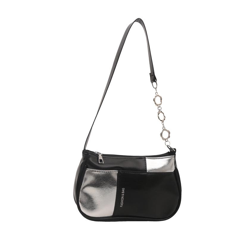 Niche Splicing Bag for Women New Trendy and Fashionable Versatile Underarm Bag for Women Niche Versatile Shoulder Bag
