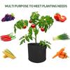 5Pcs 3-50 Gallons Grow Bags Non-Woven Fabric Plant Pots With Handle Garden Planting Bag For Tomato, Potato, Strawberry, Flowers Set