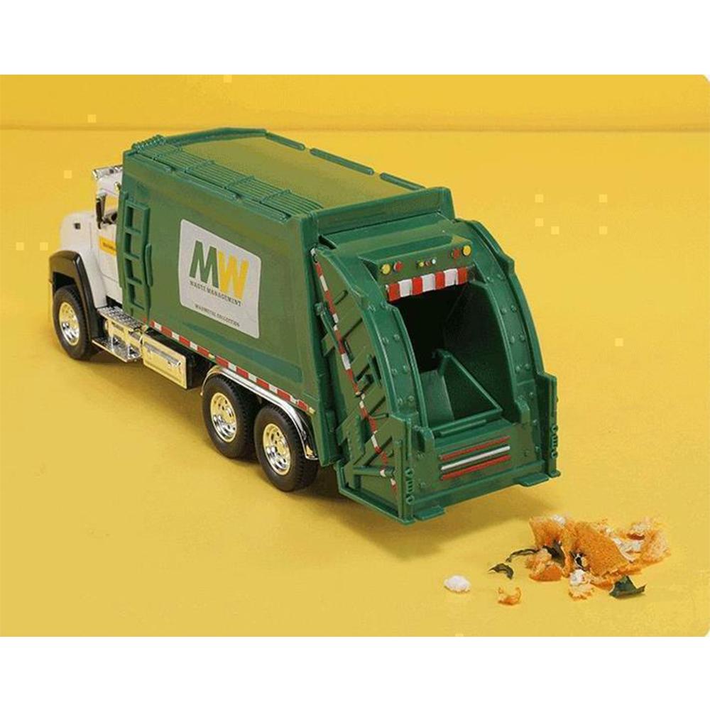 1/50 Scale Metal Scales City Die-casting Garbage Trucks, Large Toy Garbage Trucks, Oil Tankers and Toy Transport Vehicles with Rear Traction