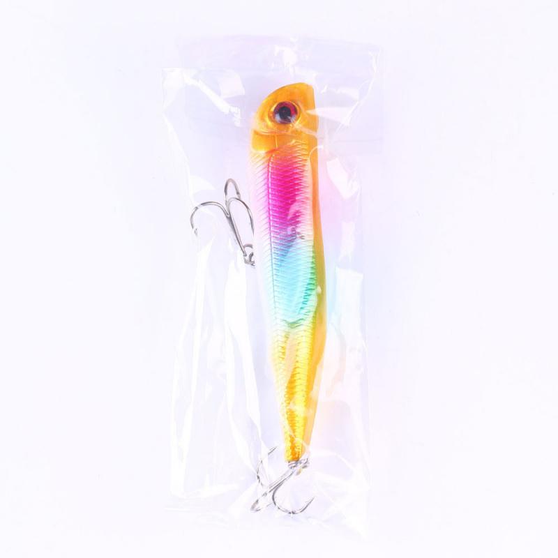 10.5CM 15.7G Wave Crawling Lure Fishing Bait - Floating Surface Water System Long Casting Z-Shaped Dog Universal Fishing Gear