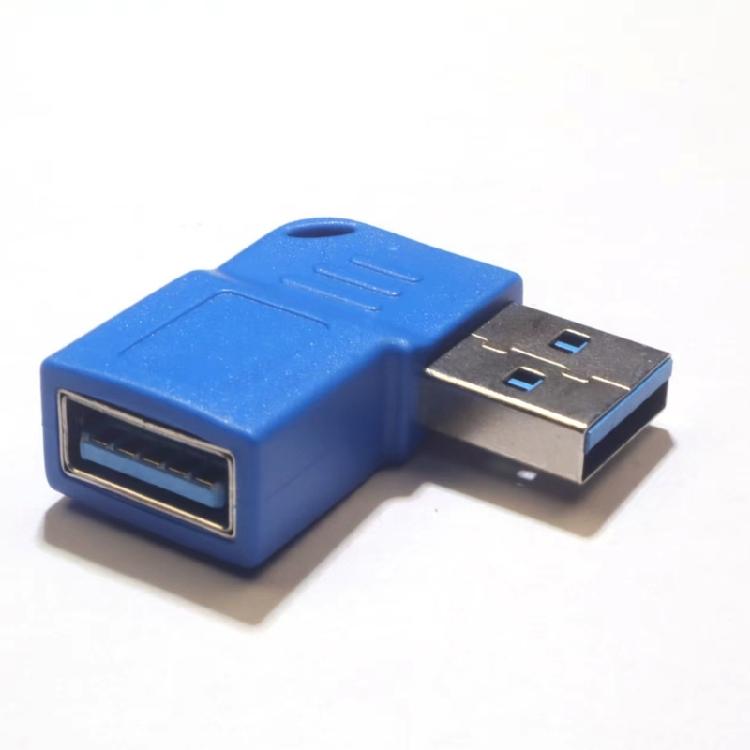 90 Degree Right Angle USB 3.0 Male to Female Adapter 5Gbps Extension Connector for Laptop Computer Printer Camera