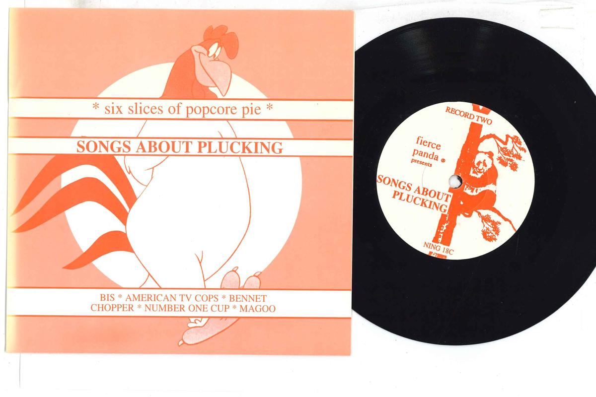 

7inch Record VARIOUS - Songs About Plucking NING18 FIERCE PANDA 1996 UK Rock Used