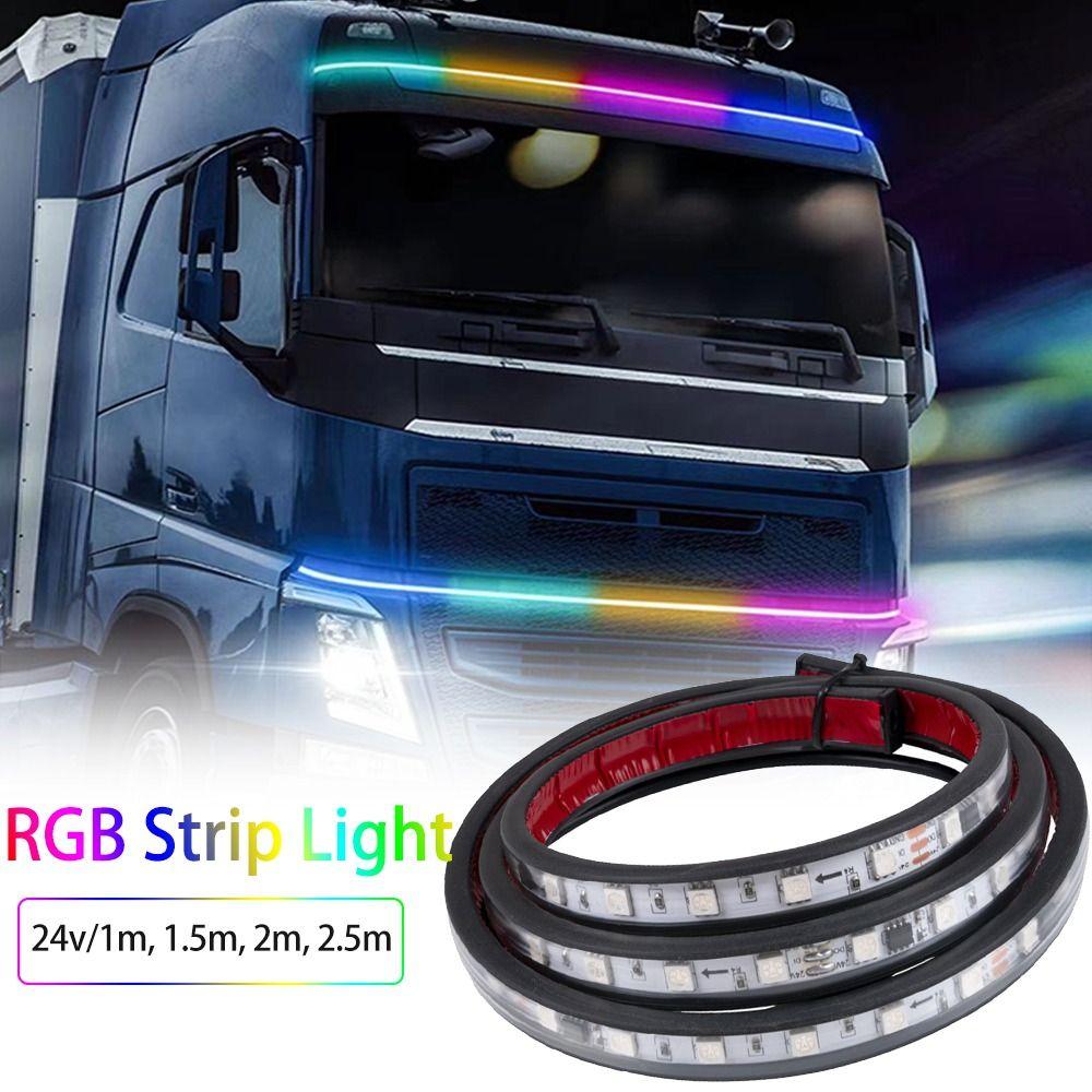 24V Rear Navigation Light Colorful Flashing Vehicle Safety Light  Truck Decor Accessory