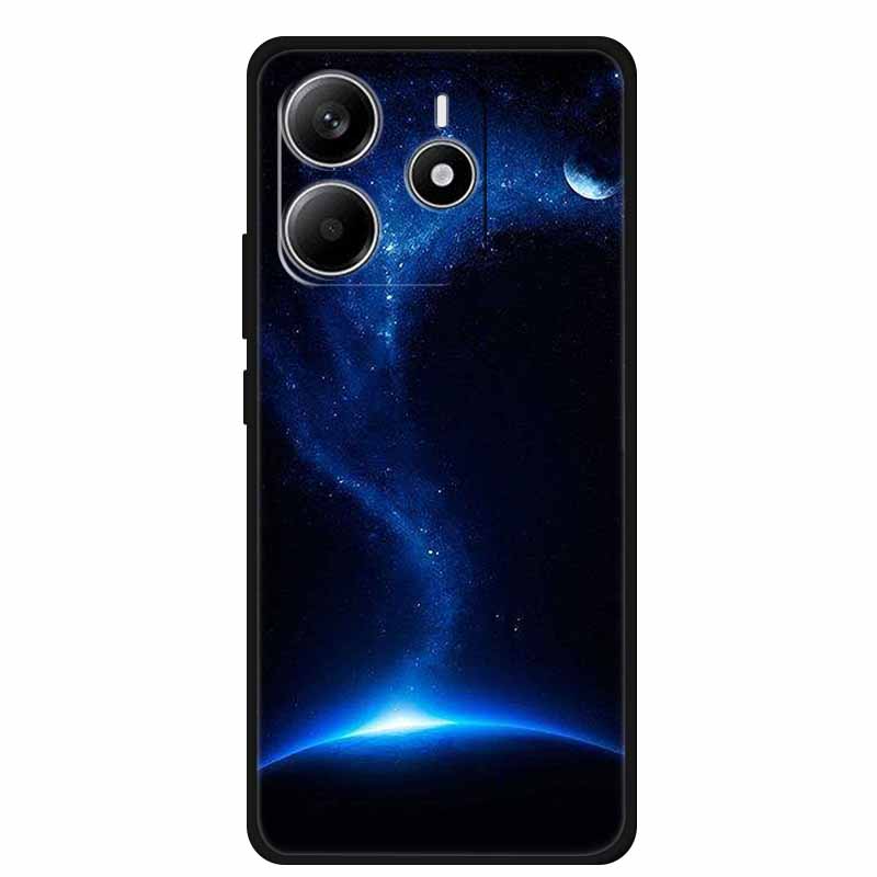 Pour Redmi Note 14 4G GLOBAL Coque Animaux Silicone Souple TPU Étuis de Téléphone Housse Arrière pour Xiaomi Redmi Note14 4G Protecteur Coque