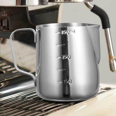 350ML 600ML 1000ML Nerūdijančio plieno Latte Art puodelis, Lašams atsparus ąsotis žvakių gamybai, Karščiui atsparus, Pieno, kavos garinimo ąsočiai, Pieno ąsotis, Puodelis