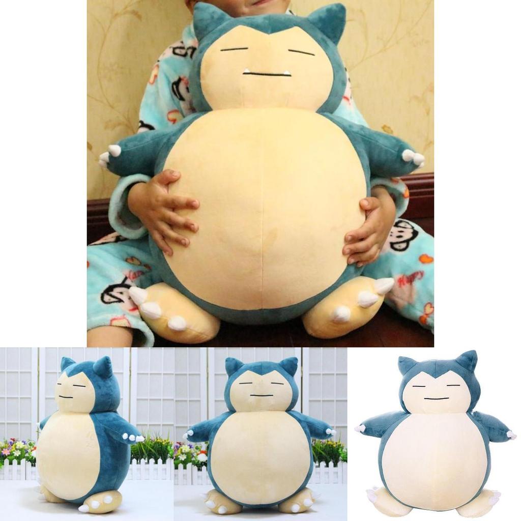 Large Snorlax Plush Toy For Kids And Adults Perfect Cozy Kabigon Pillow Gift