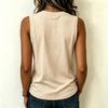 Women Sleeveless Tank Top Crew Neck Solid Basic Casual Summer Shirt Lightweight Soft Fabric Comfortable Fit