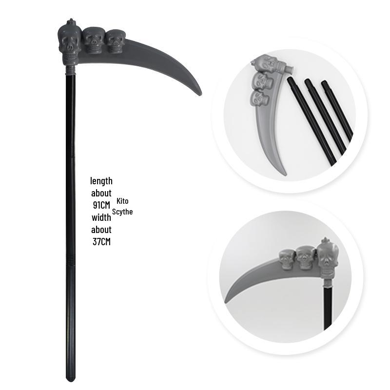 Коса и Топор Жнеца - Аксессуары для Костюма на Хэллоуин для Взрослых и Детей