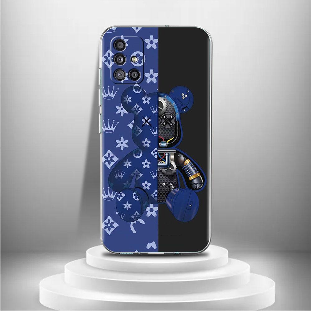 

Прозрачный чехол Robot Bear для Samsung Galaxy A52 A12 A51 A32 A21s A71 A32 A22 50 A70 A31 A72 5G Phone Cover Samsung A71 5G