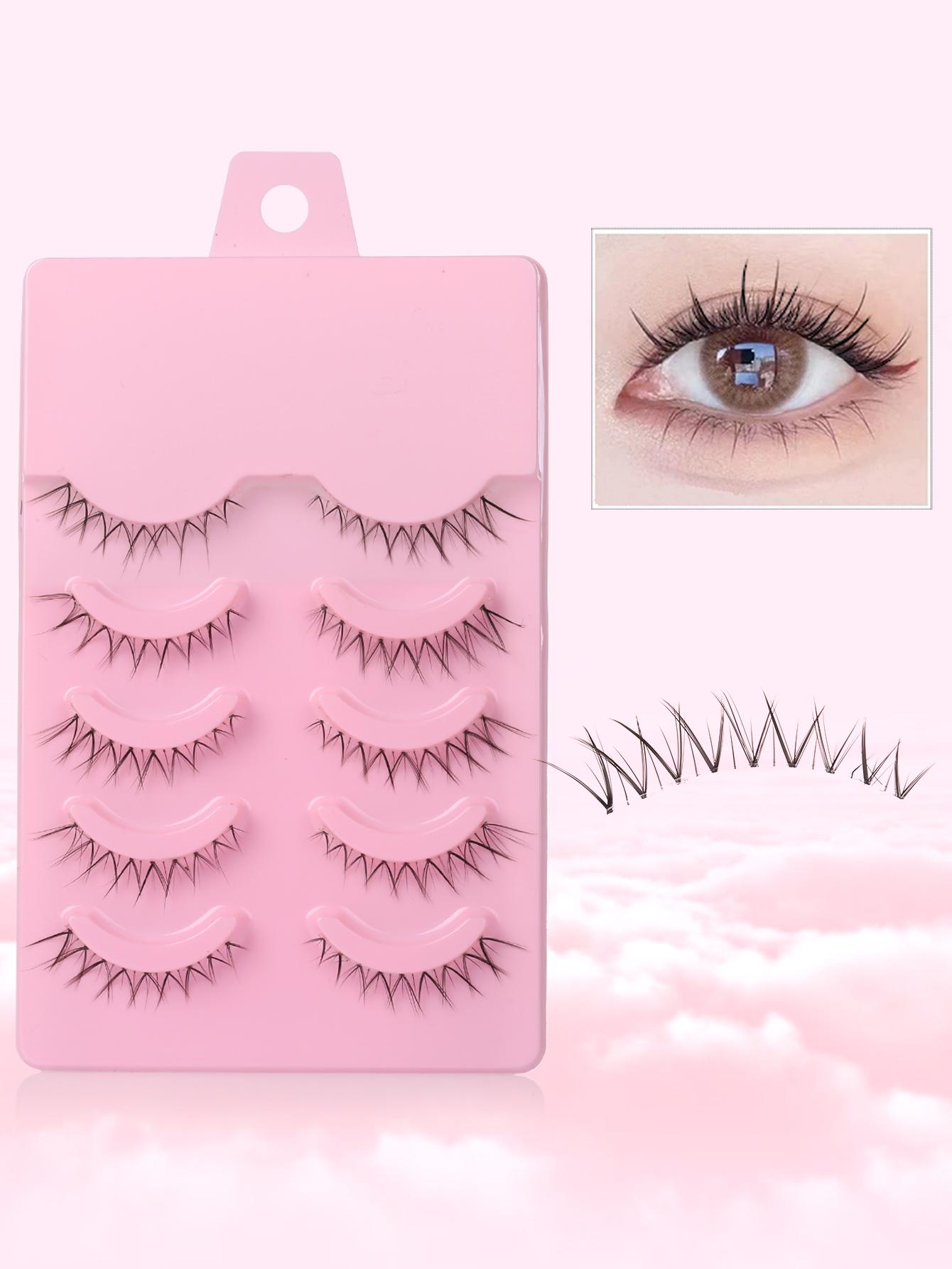 

5 пар ресниц Little Devil, накладные ресницы для косплея, накладные ресницы Fairy Sweet Eyelashes, инструменты для макияжа глаз rjq225