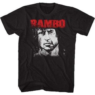 2026Unisex's John Rambo-Inspired T-Shirt- Iconic Movie Graphic with Rambo Signature & 'Hope ' Print -Casual Short Sleeve Summer Tee