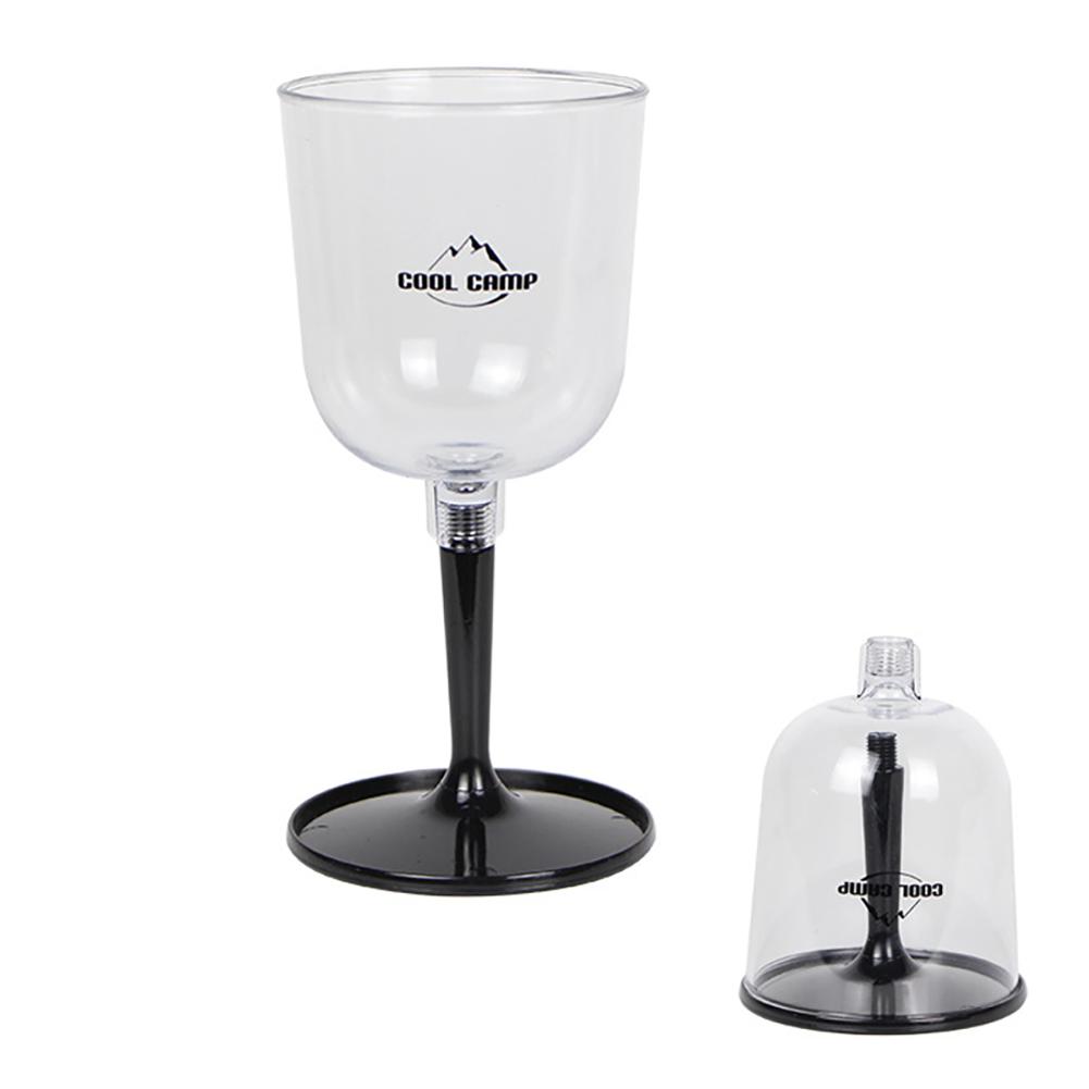 Portable Plastic Wine Glass Resin Collapsible Wine Glasses Cocktail Cup Anti-fall Goblet For Party Picnic Beer Whiskey Drink Cup
