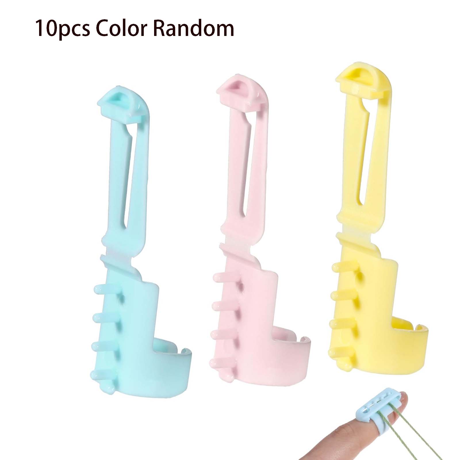 10pcs Yarn Guide Ring for Crocheting, Yarn Guide Adjustable for Yarn Guide Ring Crocheting Knitting Tool Crafts Accessories for Mom, Women 10PCS