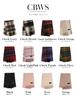 Large Wool 200cm x Check Ivory [macocca] Hand-washable Cashmere-Blend Stole, 90% Wool, 10% Cashmere, 60cm,