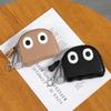 Cute Cartoon Ghost Coin Purse PU Leather Zipper Wallet Mini Keychain Pouch Small Change Purse for Women Girls