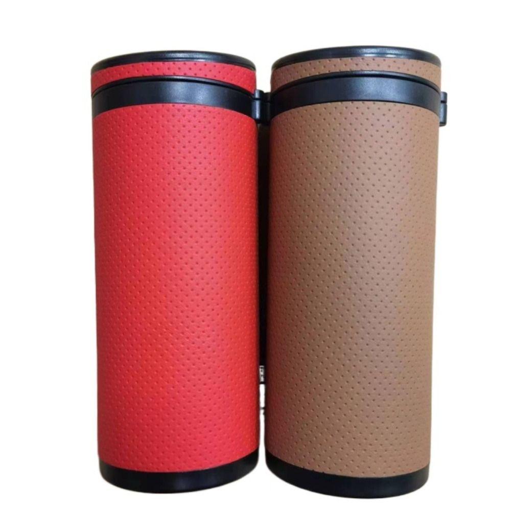 Durable Round Car Tissue Box Portable Multifunction Paper Storage Box Safety Broken Window Tissue Cup Universal