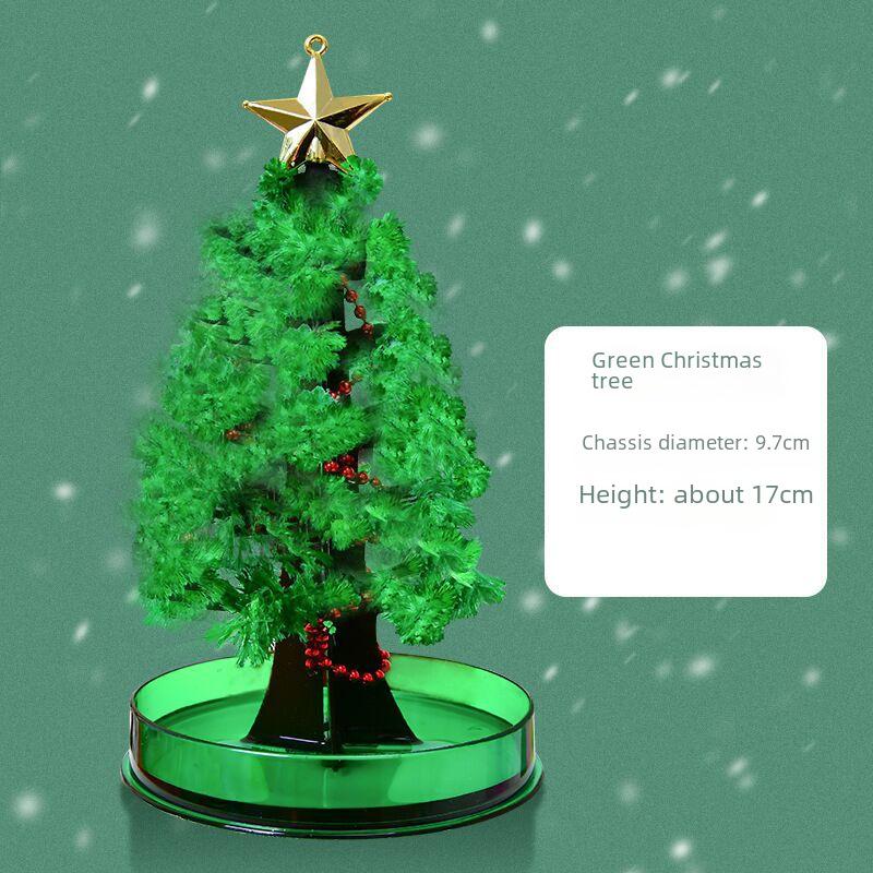 Albero di Natale magico di carta in fiore - Giocattolo creativo di albero di cristallo magico per il regalo di Natale dei bambini