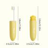 2 In1 Mini Travel Toothbrush Foldable Portable Small Dental Brush Space-Saving Soft Tooth Brush Adult Toothbrush