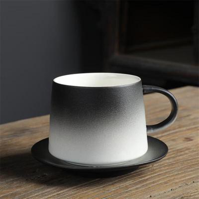 Shangqi Retro Ceramic Office Cup and Saucer Set