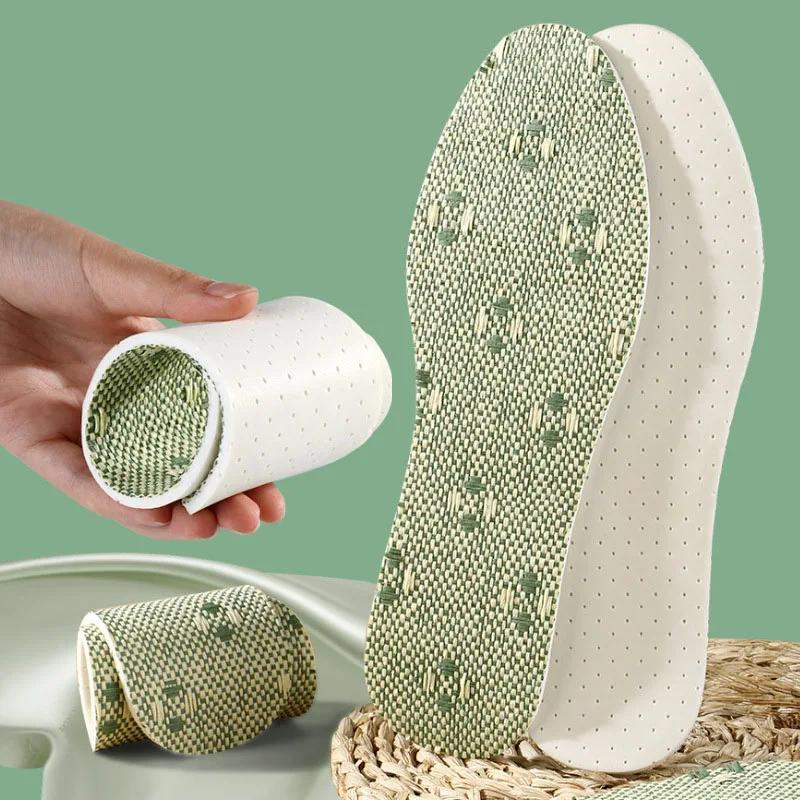 Fashion 2pc Insoles for Shoes Memory Foam Sports and Leisure Sole Pads Comfortable, High-elasticity, Sweat-absorbing, Breathable Insoles