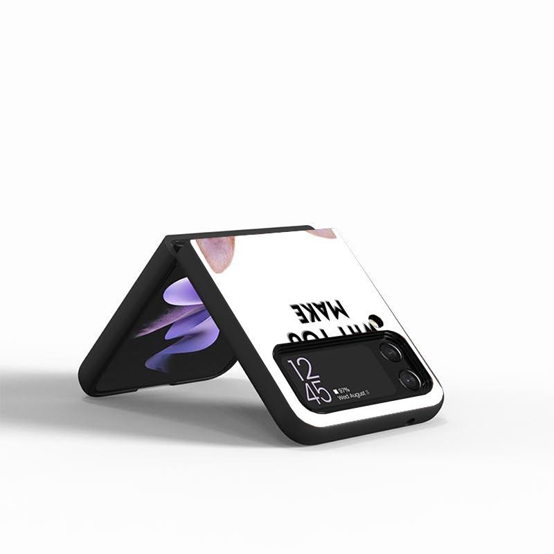Chihuahua Welpe Teetassen Hunde Z Flip 7 Phnoe Hülle Für Samsung Z Flip 6 5 4 3 5G Galaxy ZFlip7 ZFlip4 ZFlip5 ZFlip6 ZFlip3 Telefon Co