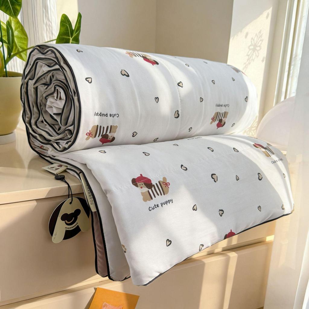 Company Summer Double Layer Gauze Quilt - Class A Washed Cotton for Dorms & Air-Conditioning