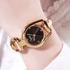Fashion Ladies Quartz Watch With Alloy Bracelet And Rhinestone Decor For Casual Wear