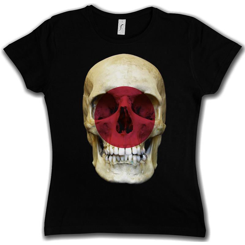 Skull Japan Flag T-shirt